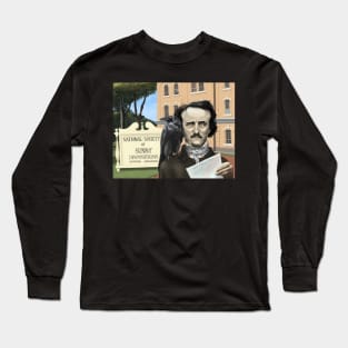 Edgar Allen Poe Humorous Art Long Sleeve T-Shirt